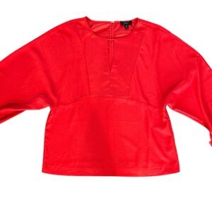 J.CREW Keyhole V-neck Top